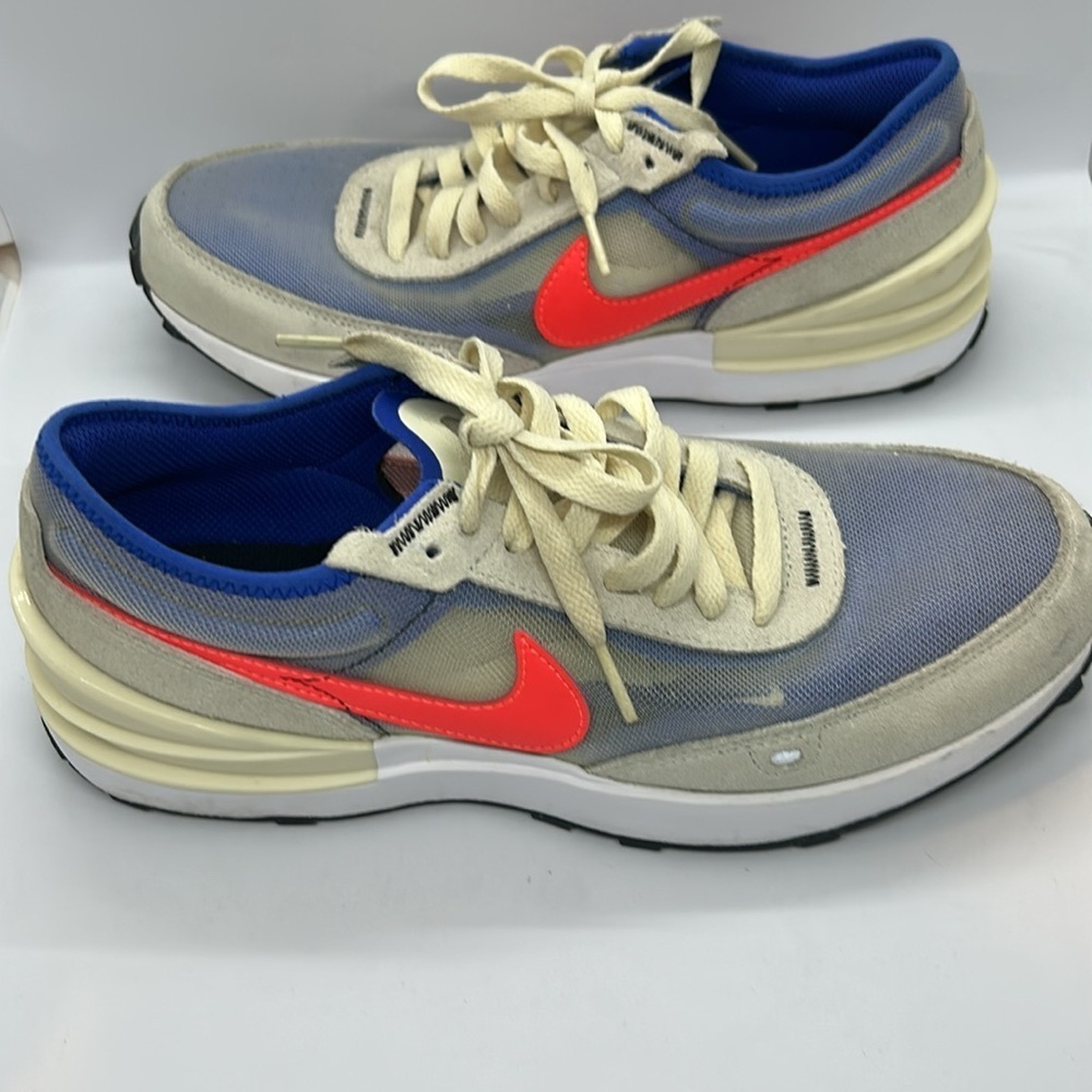 NIKE WAFFLE ONE (GS) 7 Youth 8.5 WOMEN’S ‘COCONUT MILK CRIMSON ROYAL’
USED GOOD - Picture 3 of 15